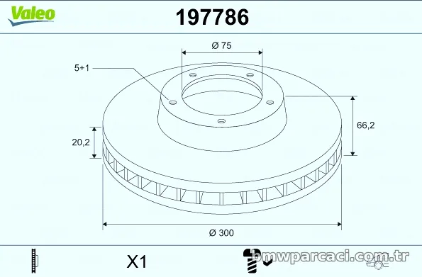 VALEO 197786 Fren Disk Ayna - VALEO - 197786