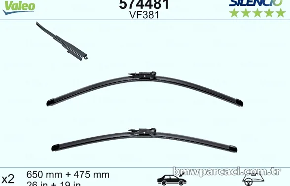 VALEO 574481 Silecek Süpürgesi - VALEO - 574481