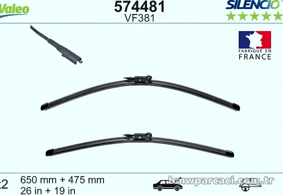 VALEO 574481 Silecek Süpürgesi - VALEO - 574481