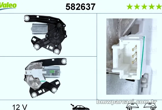 VALEO 582637 Silecek Motoru - VALEO - 582637