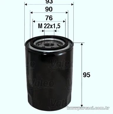 VALEO 586006 Yağ Filtresi - VALEO - 586006