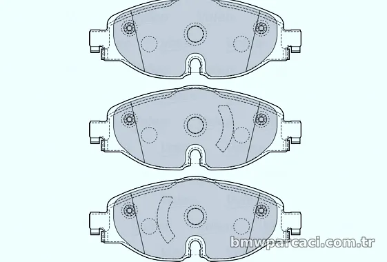 VALEO 670059 Fren Disk Balata - VALEO - 670059