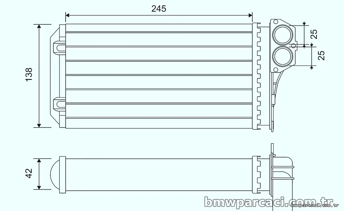 VALEO 812221 Kalorifer Radyatörü - VALEO - 812221