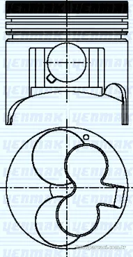 YENMAK 3104227000 Piston - YENMAK - 3104227000